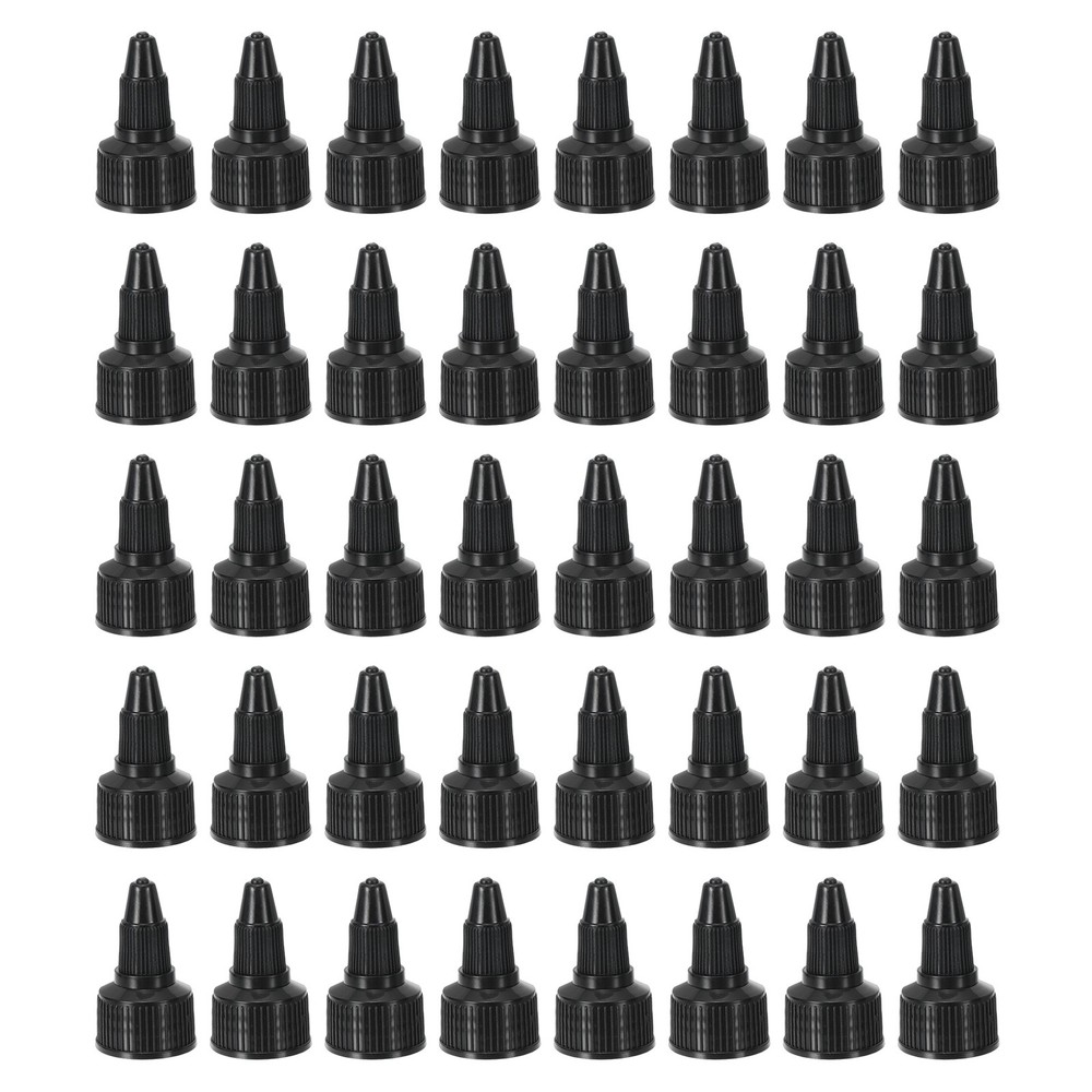 40Pcs 20/410 Replacement for Plastic Side Bottles, Black
