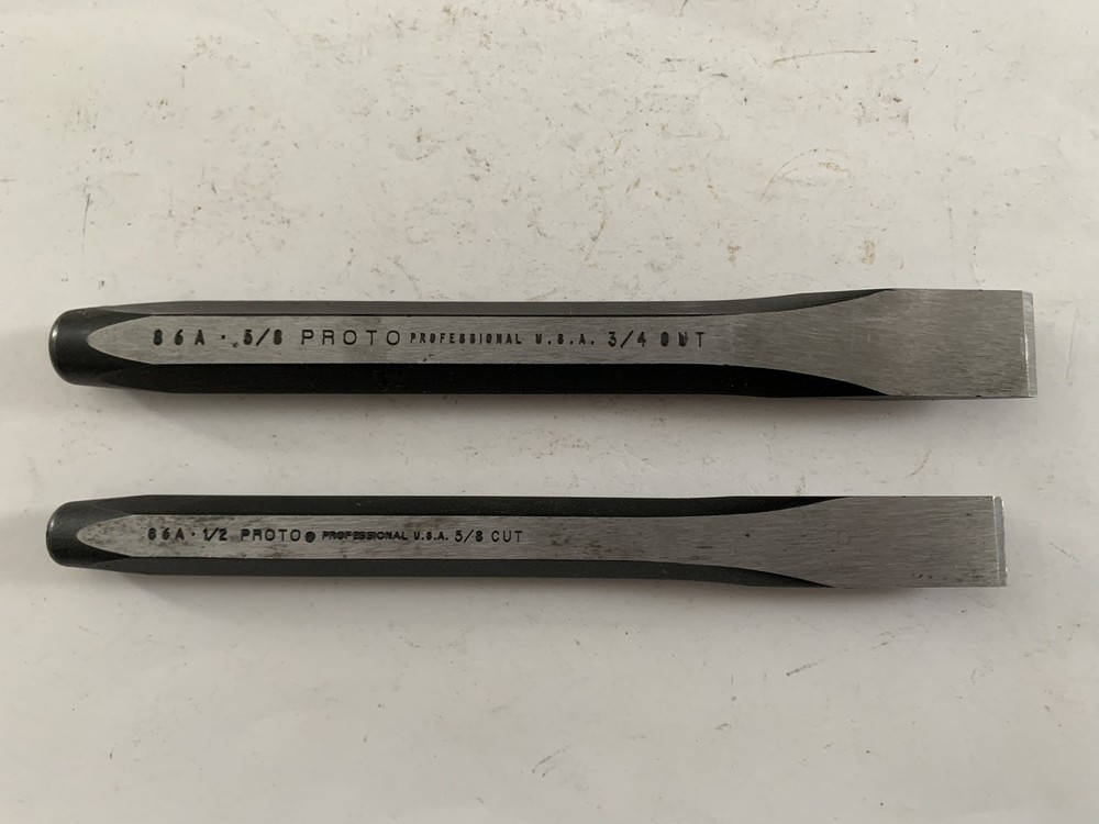 Proto Professional Cold Chisels / U.S.A.