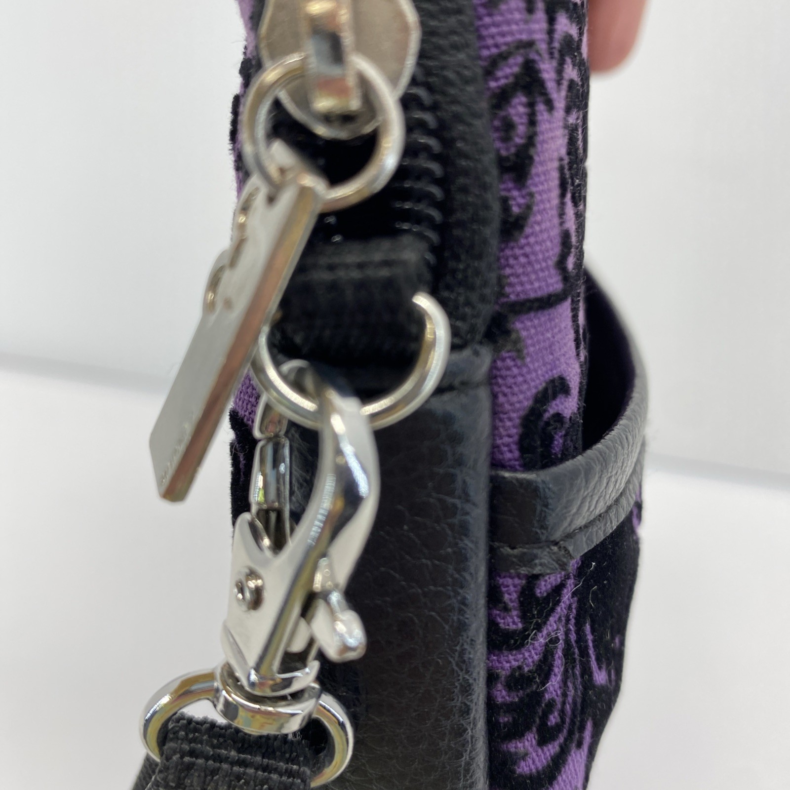 Disney Parks Haunted Mansion Wallpaper Crossbody Bag Purse Adjustable Strap