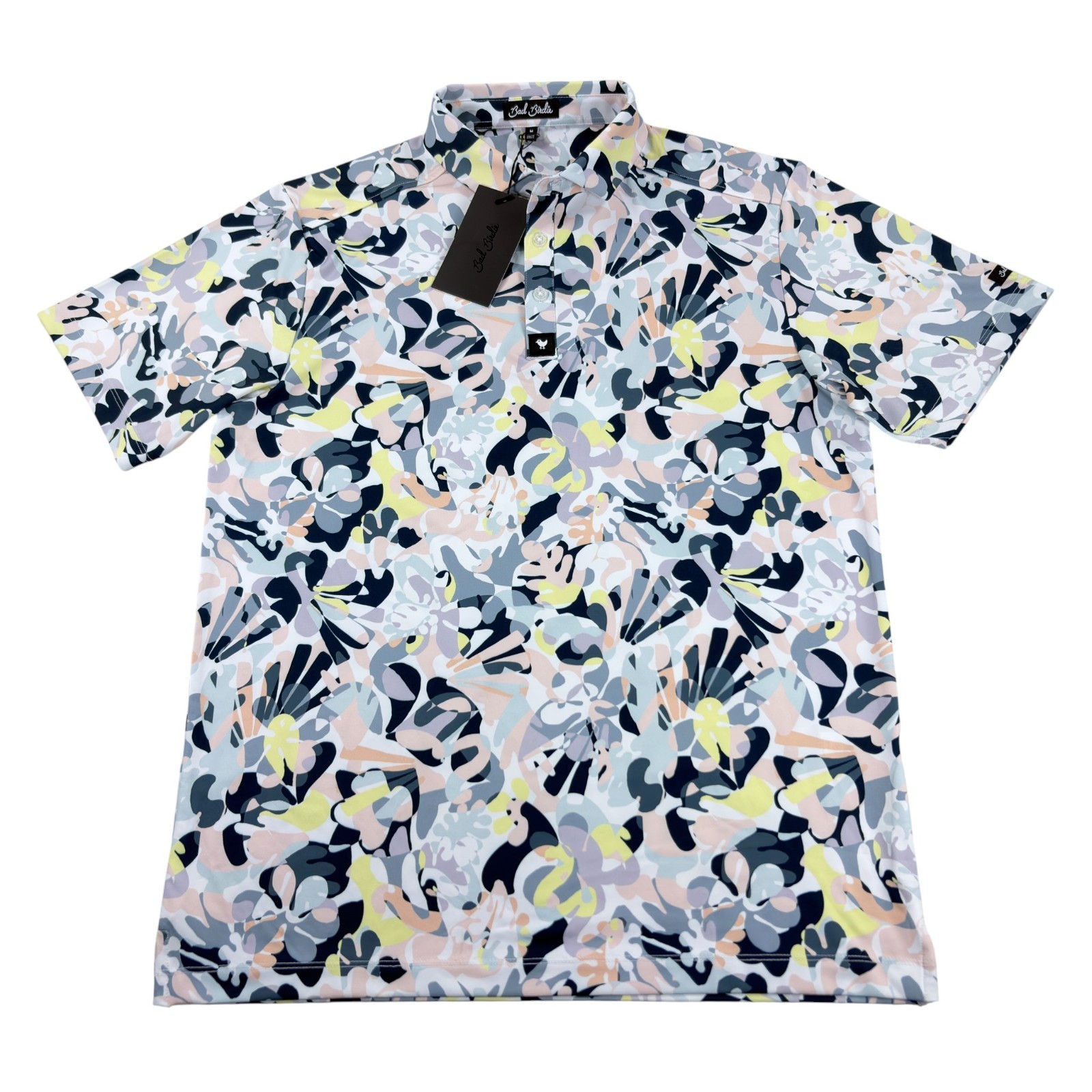Bad Birdie Core Golf Polo Men's Slim Fit Savannah Swing NWT