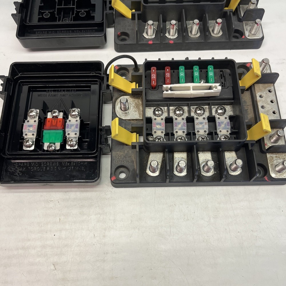 (B) Terra Power Systems Fuse Box Power Distribution Module IP59K Max 200A 60VDC*
