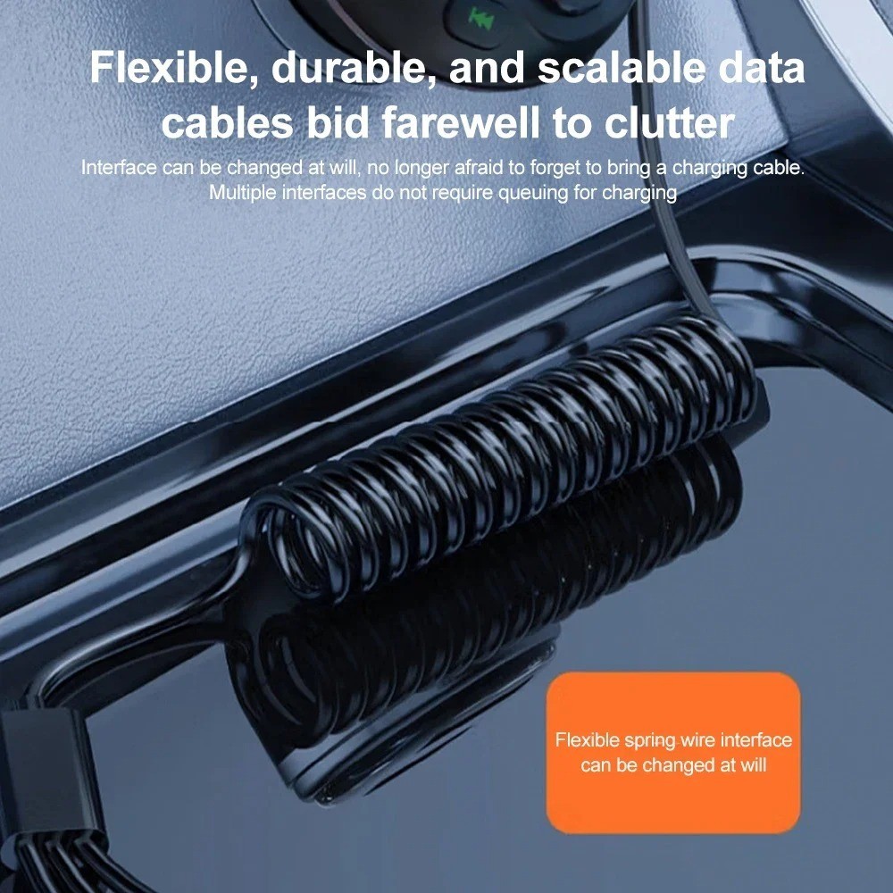 Car Bluetooth 5.0 FM Transmitter MP3 Player Handsfree Charger