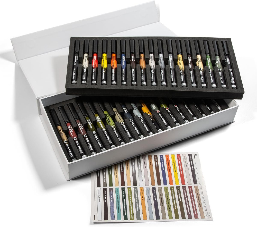 AK Interactive - Special Box 34 Real Colors Markers
