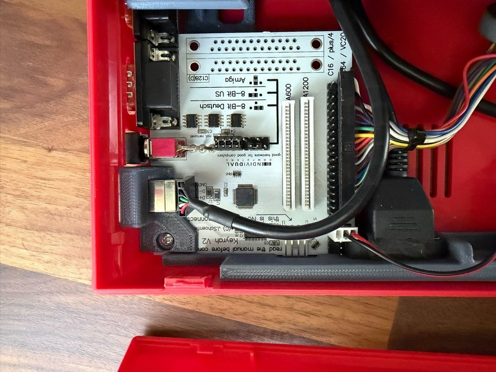 ** Commodore 64C Raspberry Pi Project Red Kickstarter Keyrah