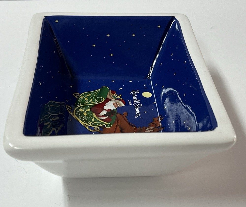 Russell Stover Christmas Serving Dish