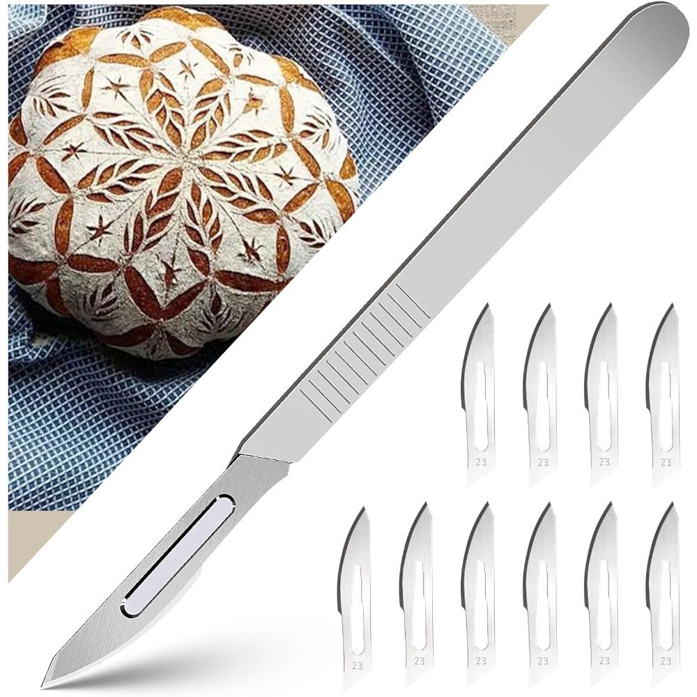 Professional Sourdough Scoring Tool with 10 Ultra-Sharp Blades Artisan Bread