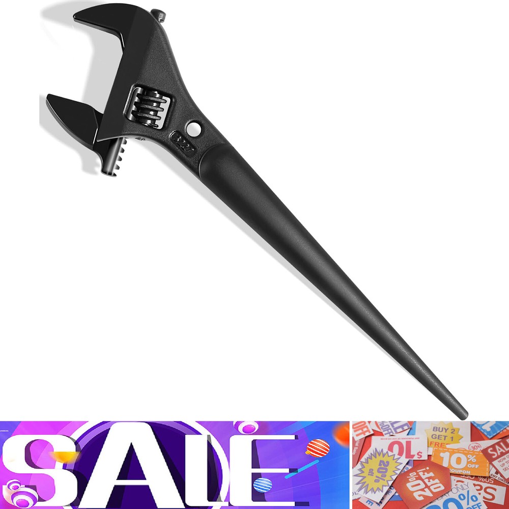 Tools 3227 Adjustable Spud Wrench, 10-Inch, 1-7/16-Inch, Tether Hole