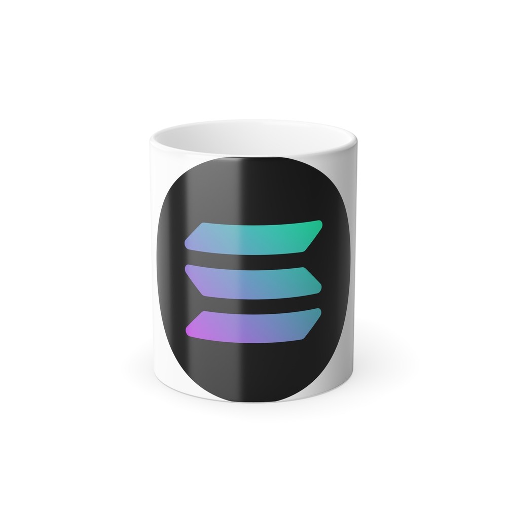 SOLANA SOL (Cryptocurrency) Color Changing Mug 11oz