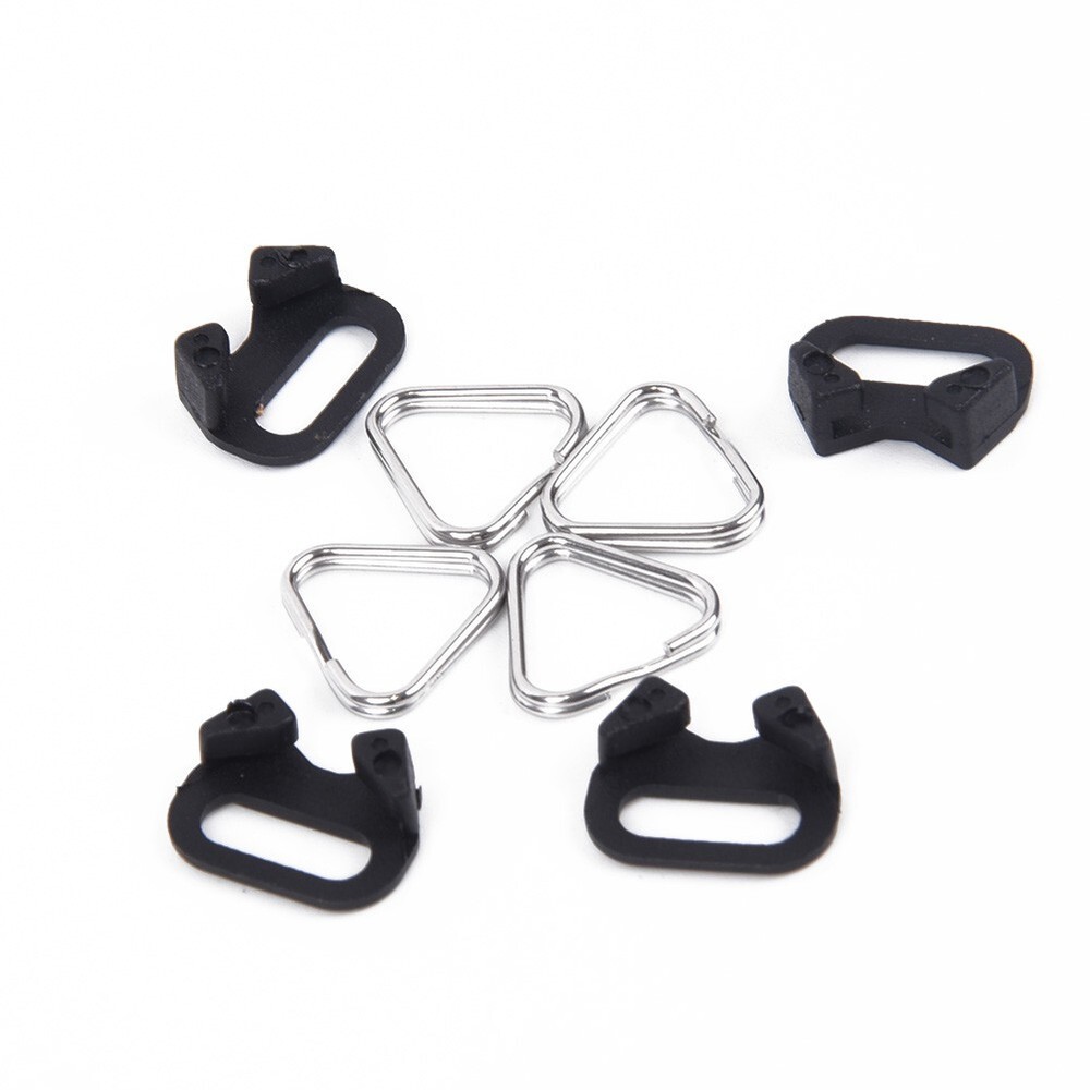 4pcs Triangular Split Rings For Camera Back Belt Strap Buckle Accessories New