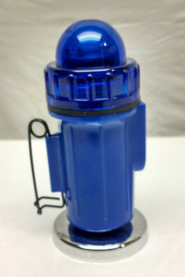 Mini Strobe Beacon Safety Flasher Warning Light / Magnetic Base Mount BLUE / RED