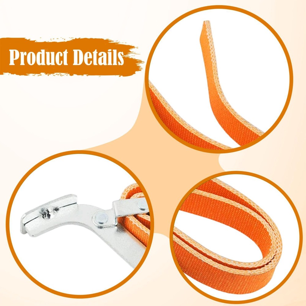 Filter Strap Wrench Versatile Adjustable Portable Accessory Professional Belt