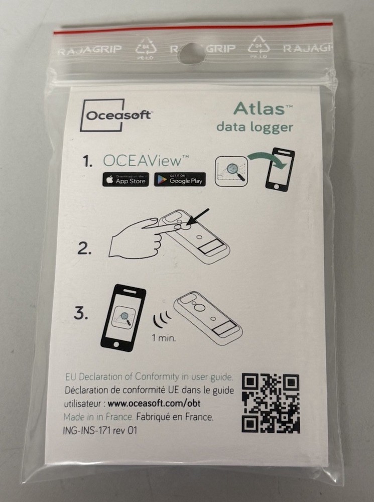 Oceasoft Atlas Temperature data-logger (ING-INS-171 rev 01)