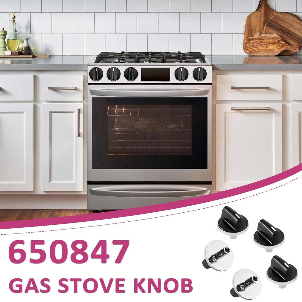 650847 Knob Cooktop Stove Replacements Compatible for Bosch Stove Knobs Repla...