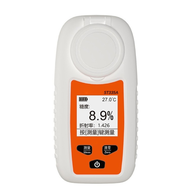 LCD Sugar Analyzers Refractometer For Fruit Ripeness & Beverage Quality Control