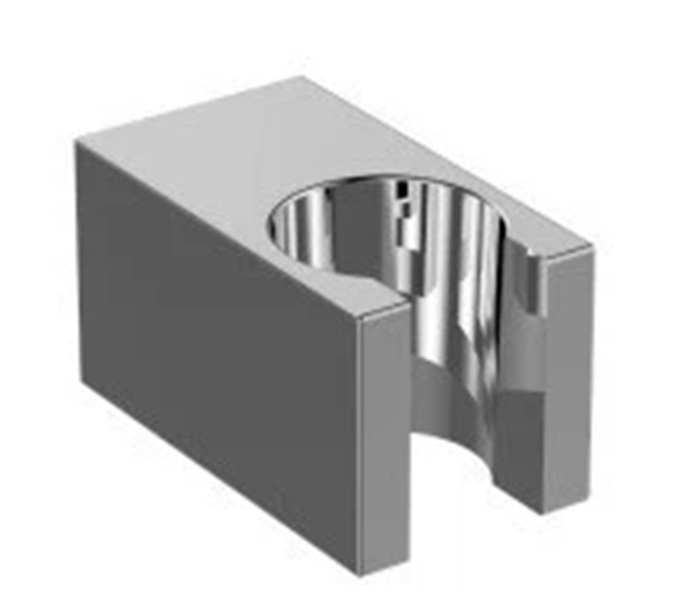 Fluid FP600101BN Handheld Shower Wall Mount Holder