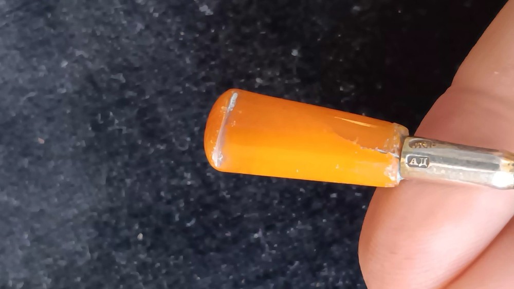 RUSSIAN IMPERIAL SOLID SILVER & CLOISONNE ENAMEL CIGARETTE HOLDER / PIPE