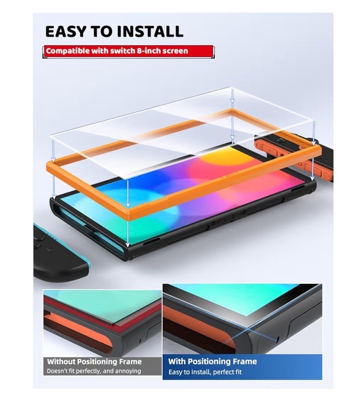 Heystop HD Screen Protector for Nintendo Switch 2 - 4 Pack BRAND NEW