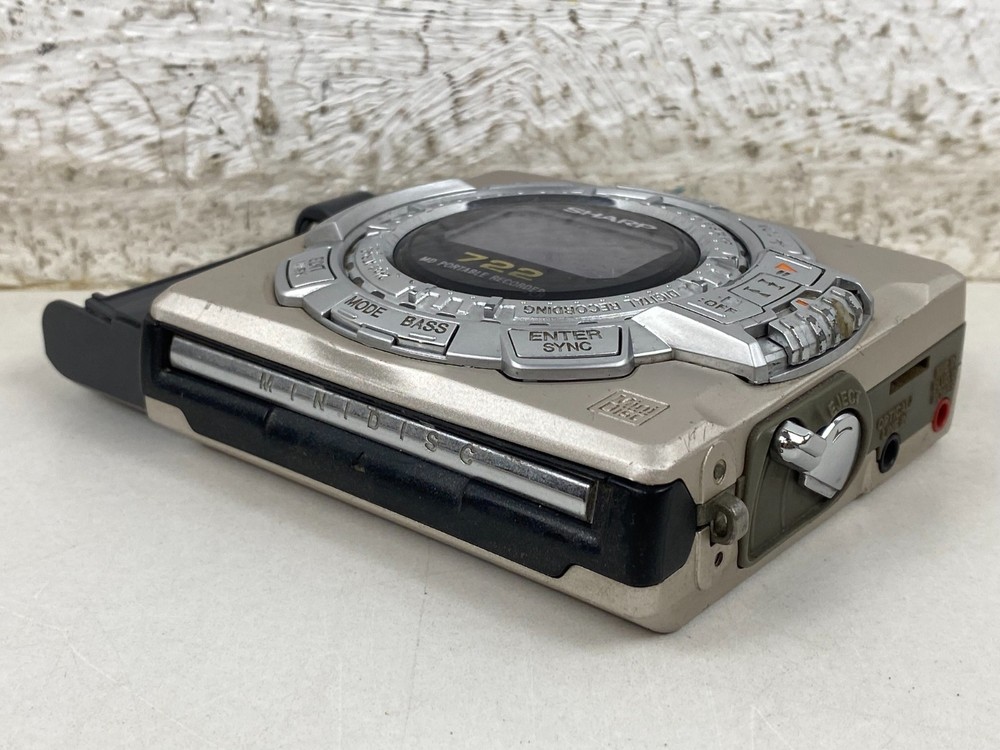 Vintage Sharp MD-MS702-S Portable Mini Disc Recorder Playe