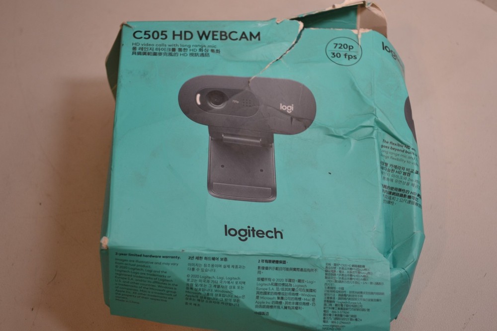 Logitech C505 HD Webcam - Black 960-001368