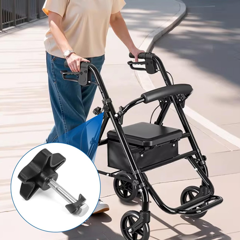 Rollator Walker Replacement Knobs for Wheels 2 Set Rollator Parts Knobs Drive wi