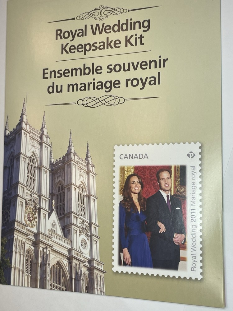 2011 Canada Post - Kate Middleton & William - ROYAL WEDDING - KEEPSAKE KIT -