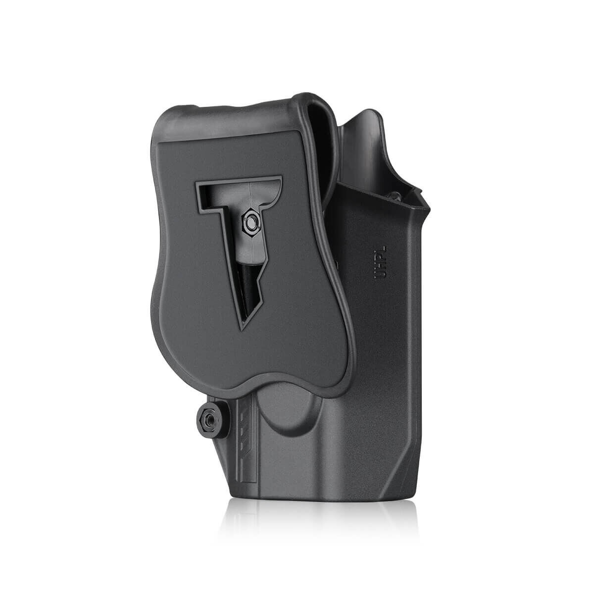 Universal Level 2 OWB Paddle Holster For Guns with Streamlight TLR-1/TLR-2