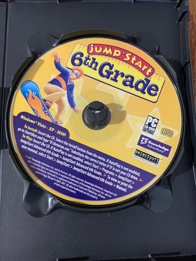 Jump Start 6th Grade Computer Software