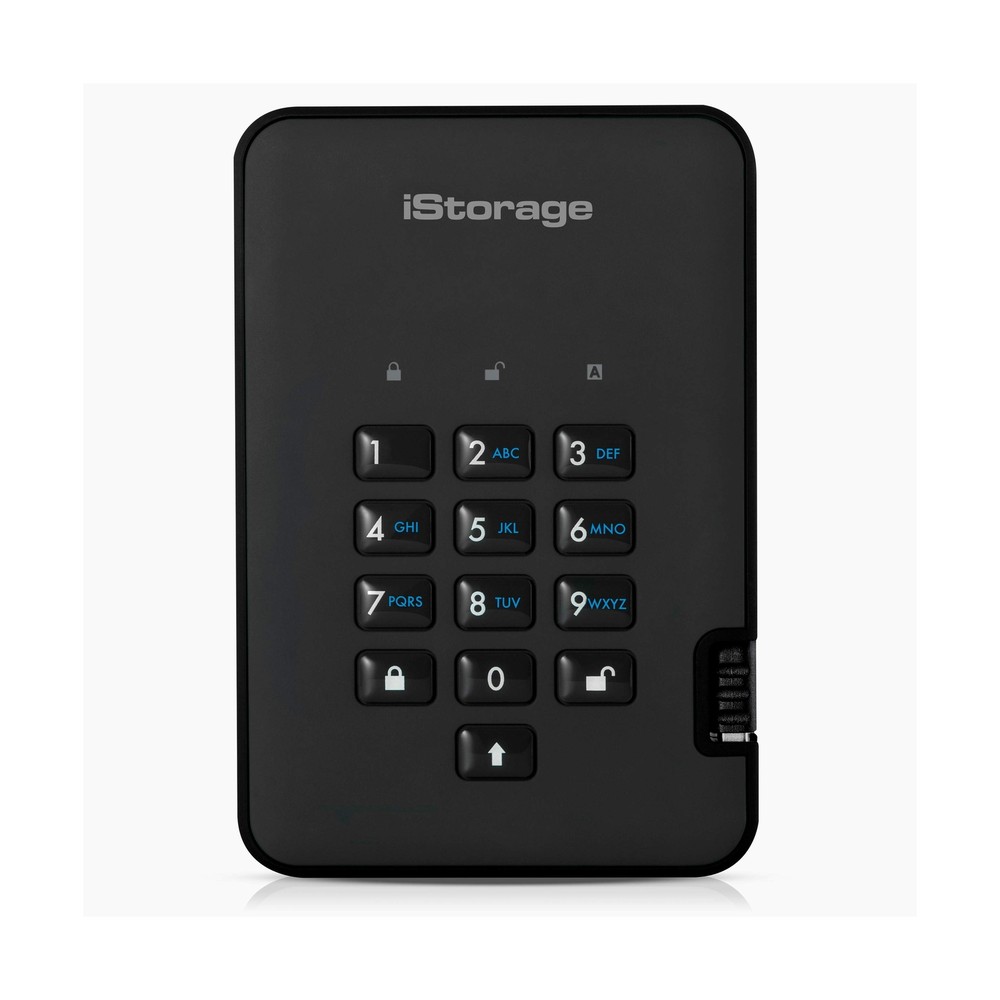 iStorage diskAshur2 SSD 256GB Black | Secure portable solid state drive | Pas...