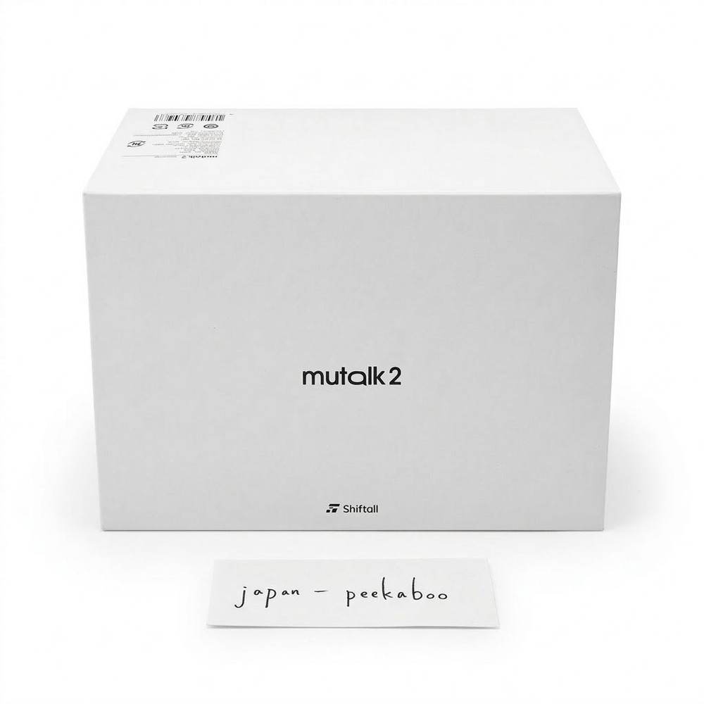 Shiftall mutalk 2 Wireless Microphone w/ Extra Pad Cushion Set New