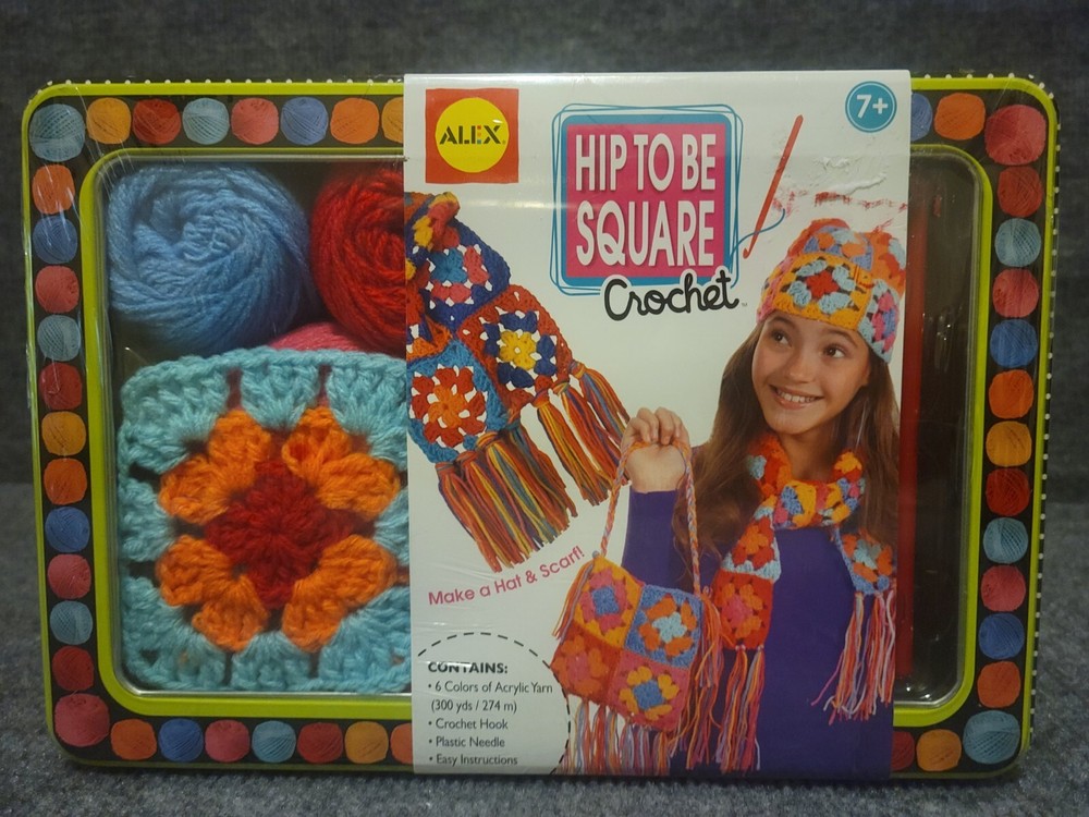 Alex HIP TO BE SQUARE Crochet Kit