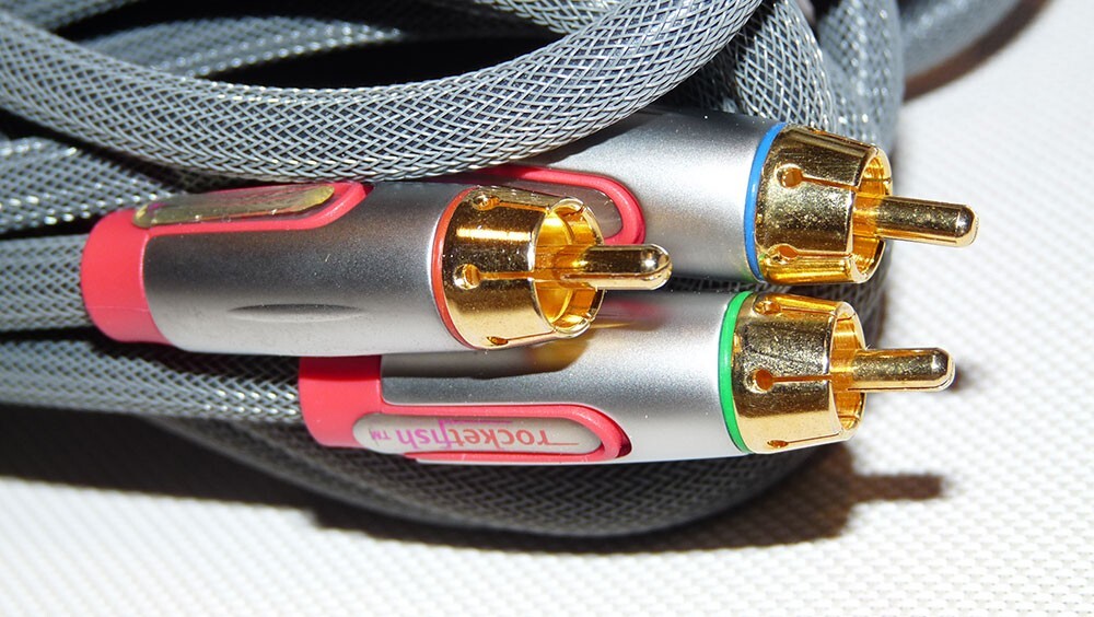 Rocketfish™ 8ft Component Video Cable Dark Gray RF-G1143