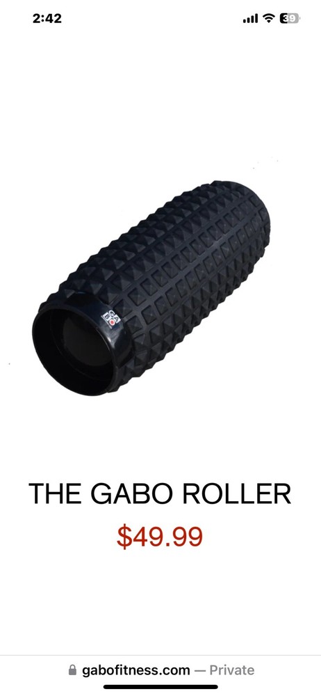 Exercise Recovery Roller Massage