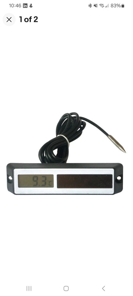 GRAINGER APPROVED 13E398 Digital Panel Mount,NTC,-58 to 158