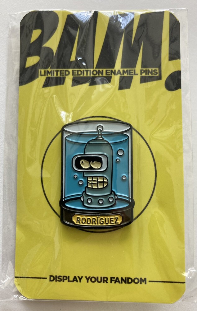 Futurama “Bender Bending Rodriguez” • BAM! Box Enamel Pin • Bender