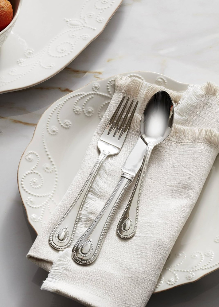 French Perle 4-Piece Place Setting, 12 ounces