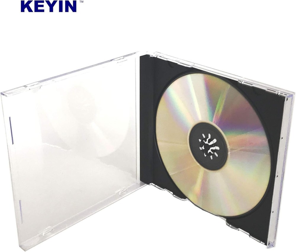 Standard Black CD Jewel Case - , 10 Pack