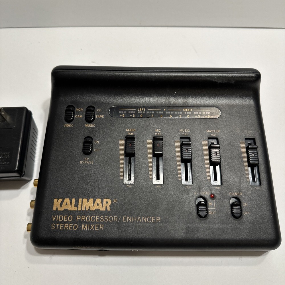 Kalimar Video Processor/Enhancer Stereo Mixer RARE Tested