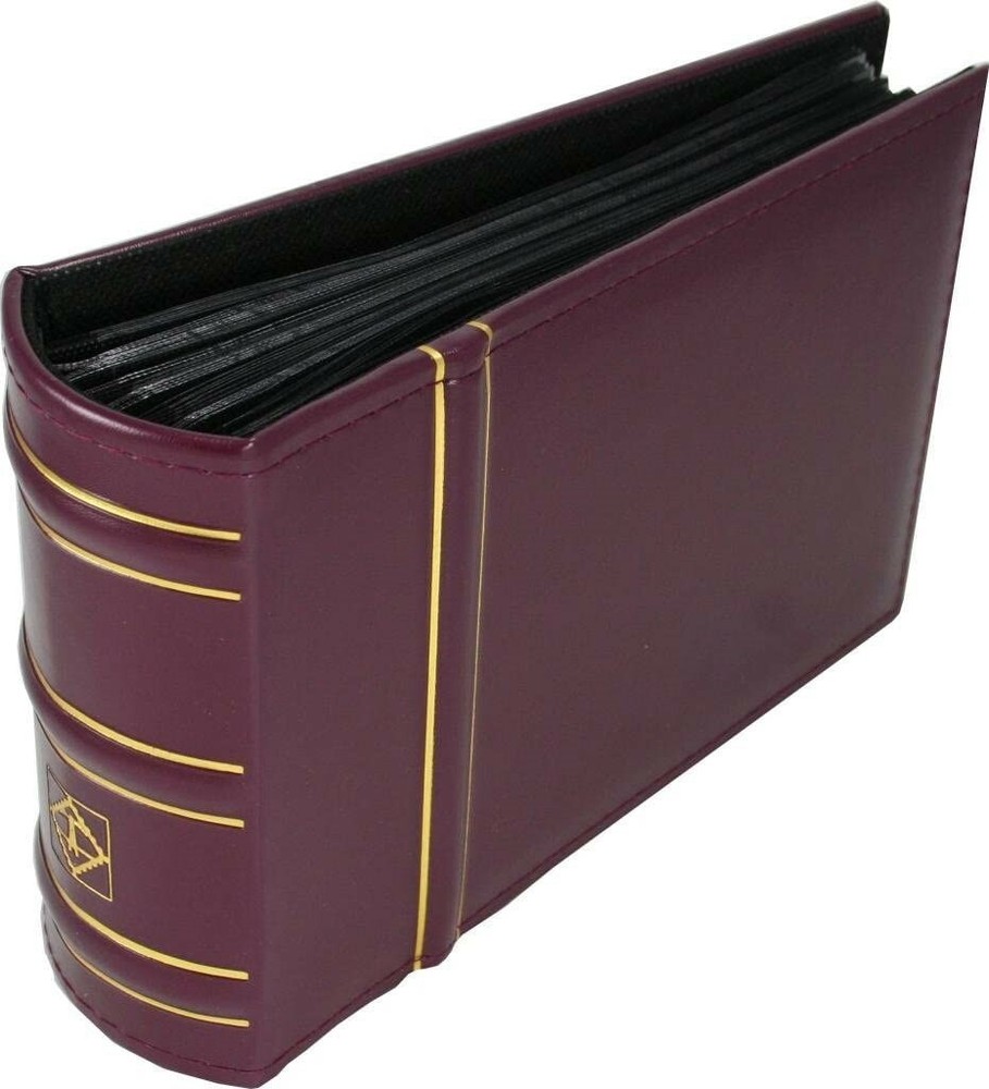 FDC Album For 100 First Day Cover Stamp #6 Lighthouse 7 3/4 x 5 1/8 Red Folder