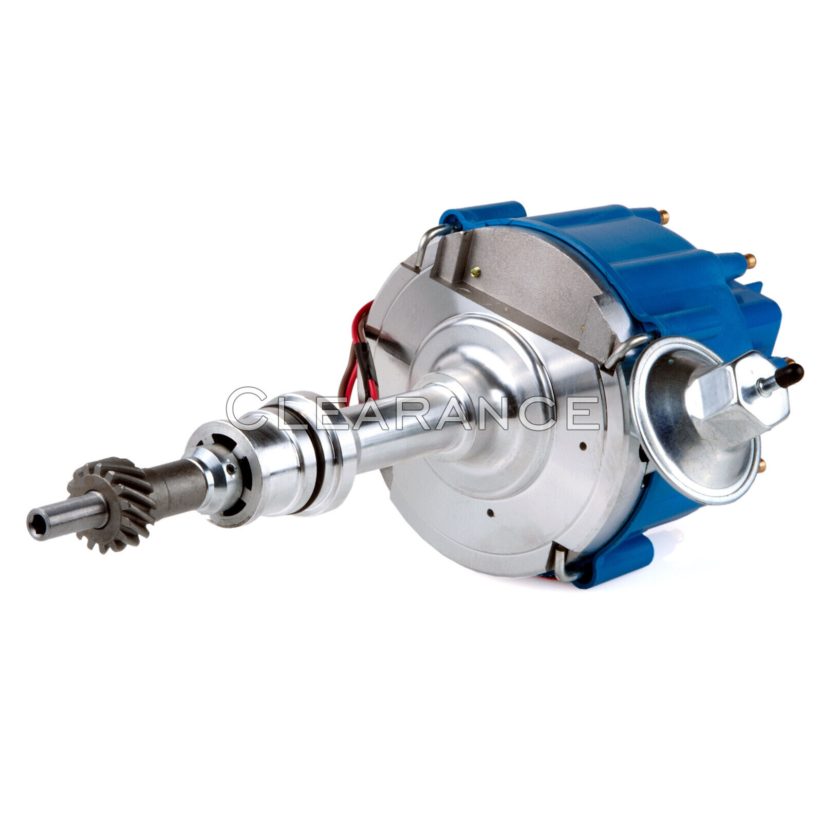 SBF Ford Small Block 260 289 302 HEI Ignition Blue Cap Distributor w/ 65K Coil