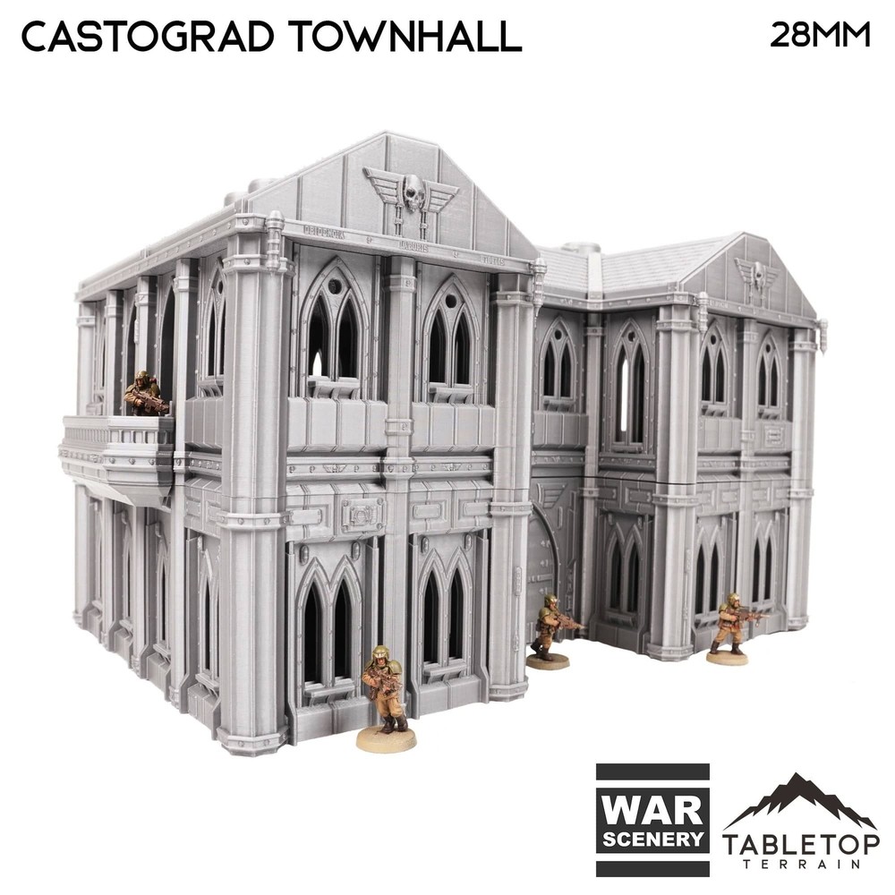 Castograd Townhall - Grimdark Gothic Wargaming Tabletop