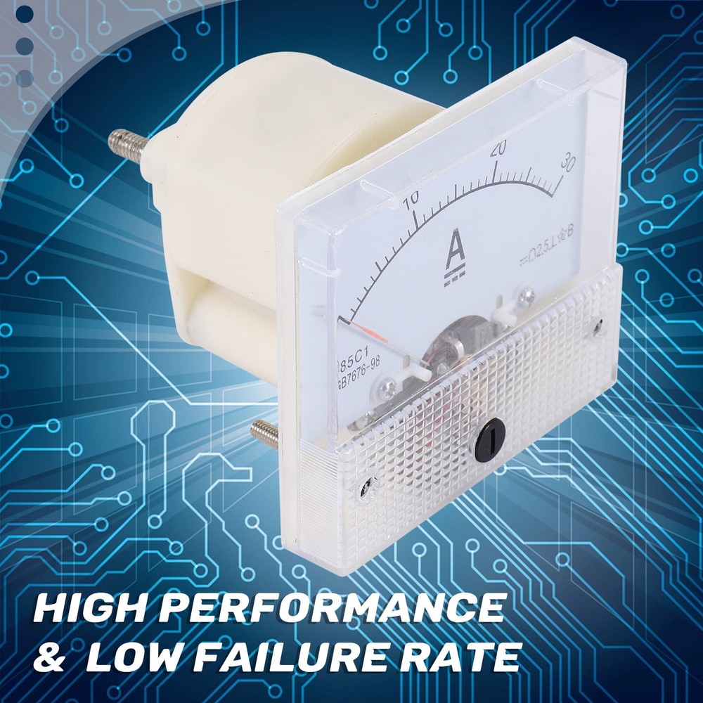 85C1-A DC Current Analog Amp Meter Switchboard Meter 30A Ampe4515