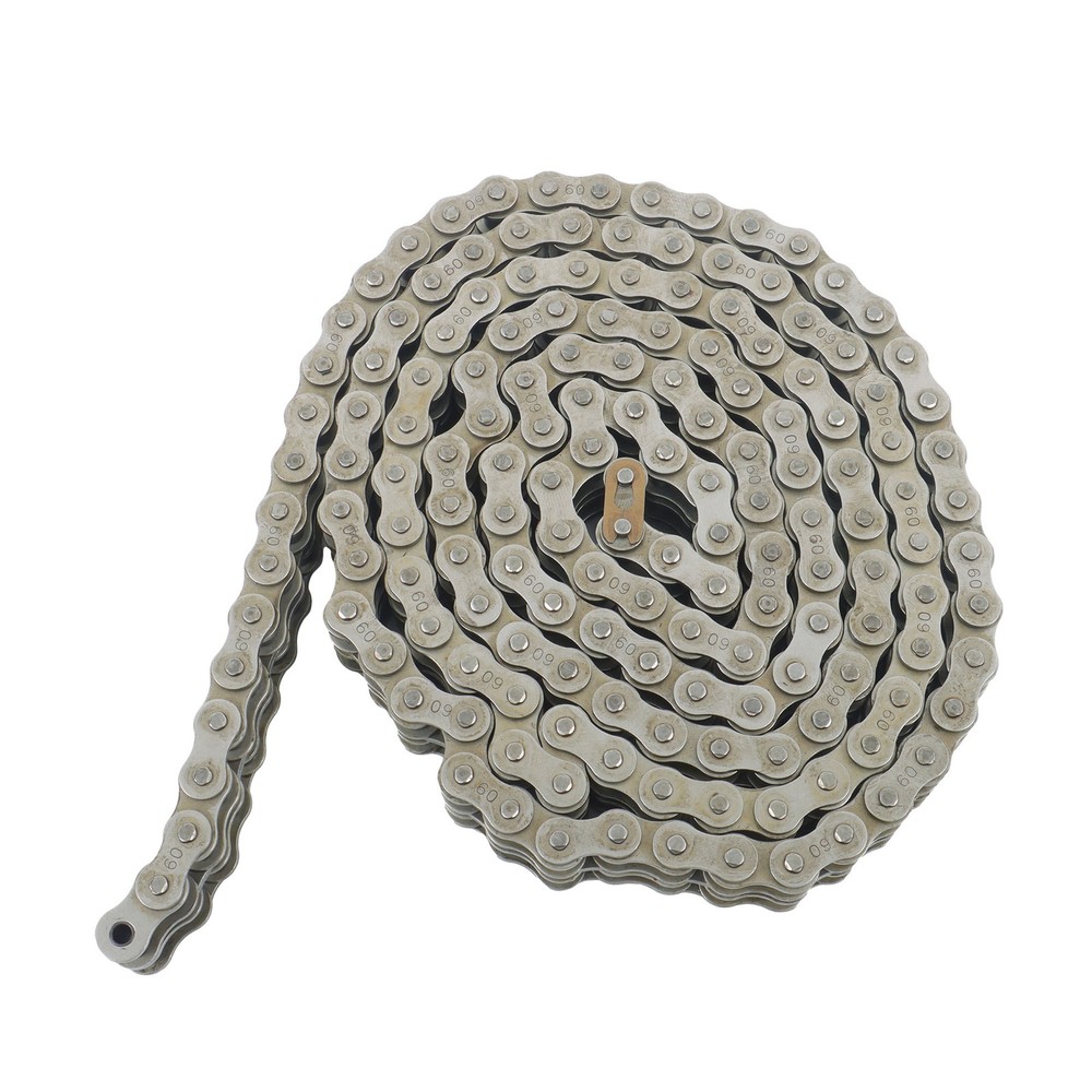 60-2 Double Strand Duplex Roller Chain 10 Ft with 2 Connect Links