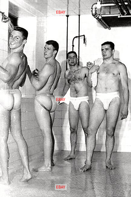 POSTCARD Print / Jockstrap Shower