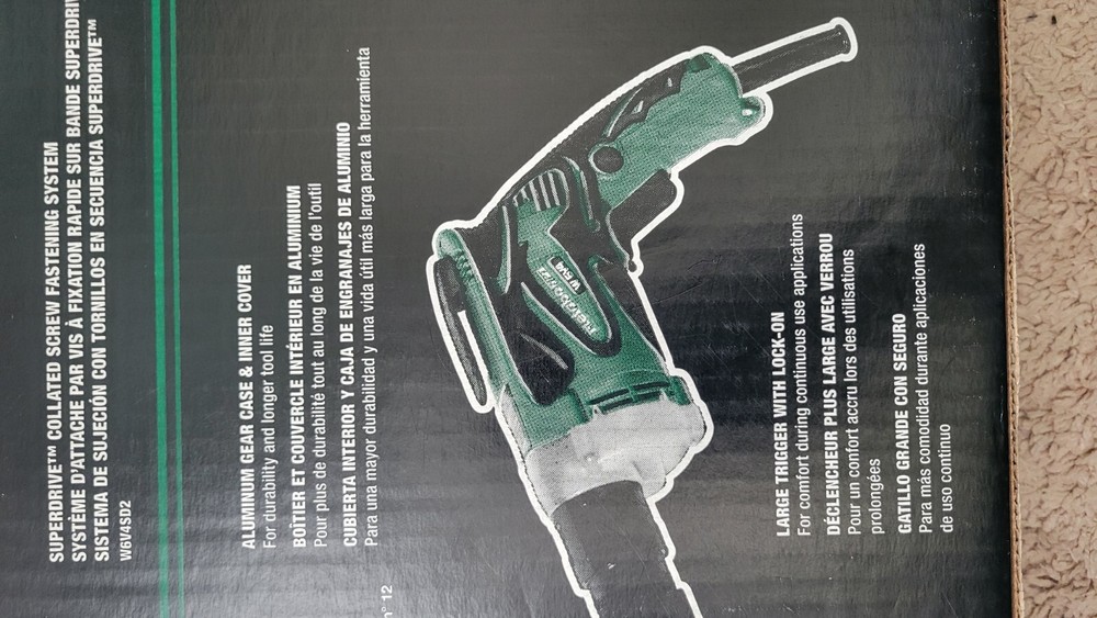Metabo HPT W6V4SD2 SuperDrive Collated Screwdriver new