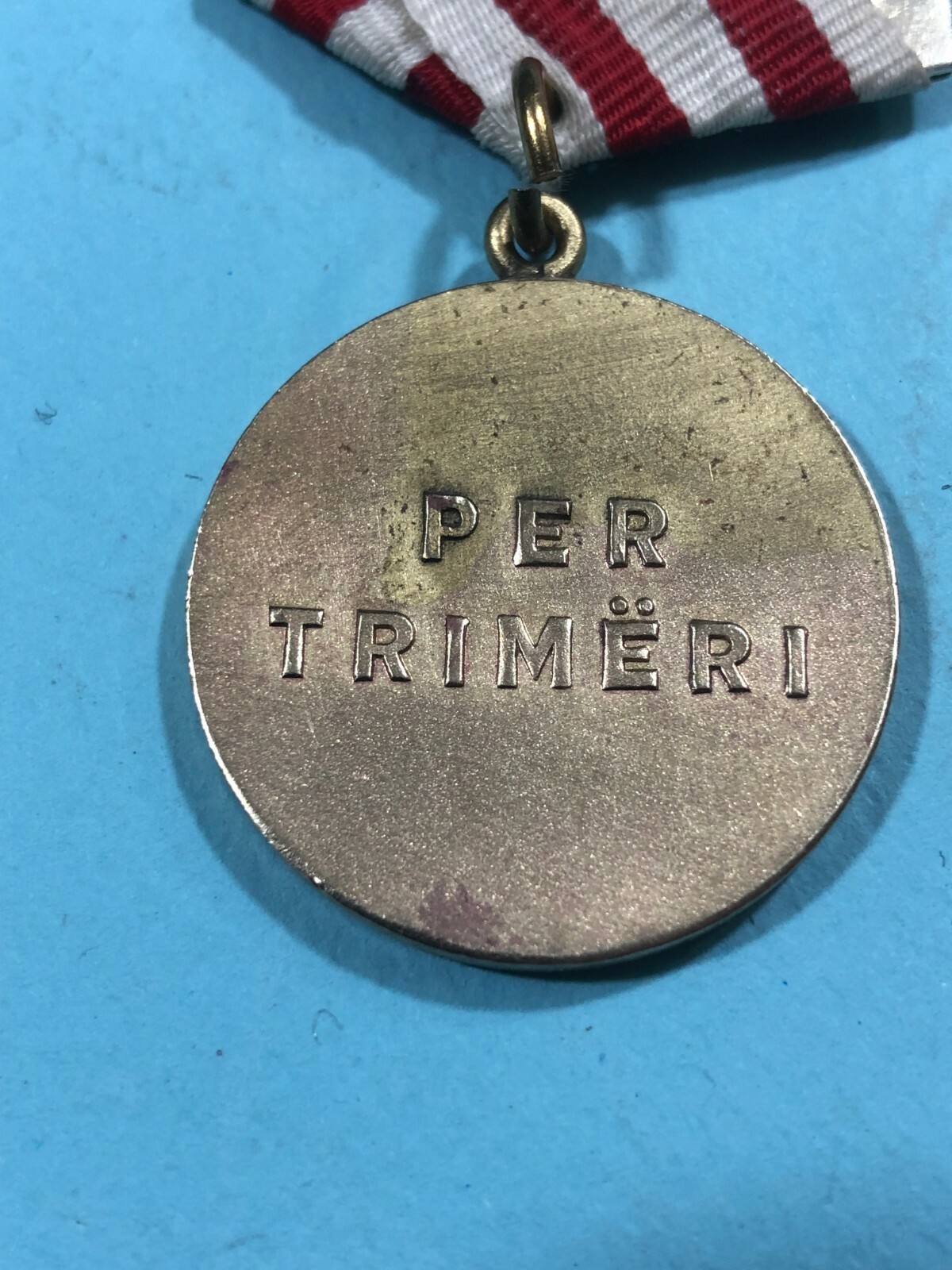 ALBANIA MEDAL OF BRAVERY ALBANIAN MILITARY MEDAL-COMUNISM AREA-1946