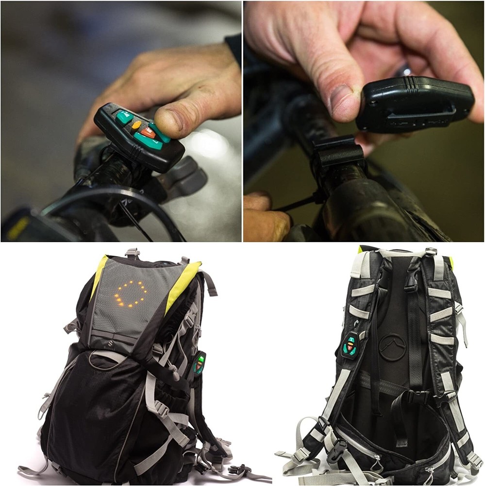 High Visibility Reflective Safety Vest Adjustable LED Remote Control USB charge