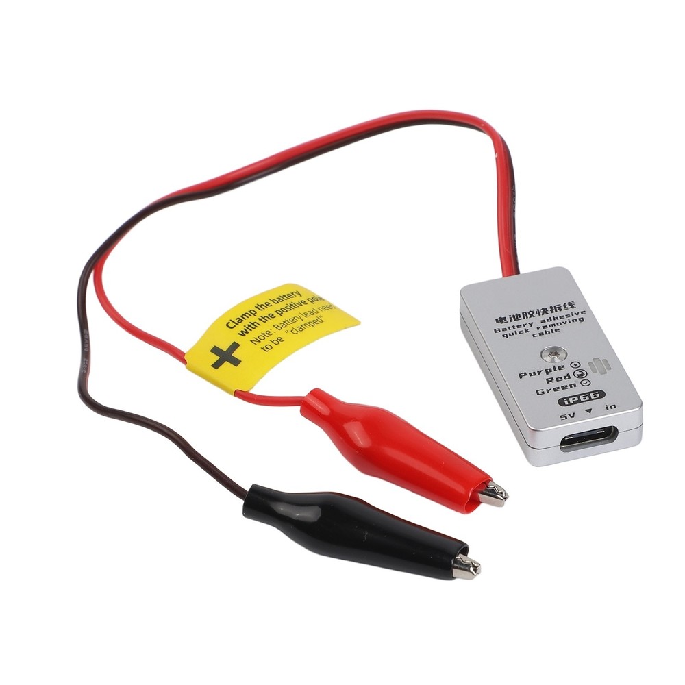 IP66 Battery Glue Quick Release Cable 20cm with Current Limiting and LED Lights