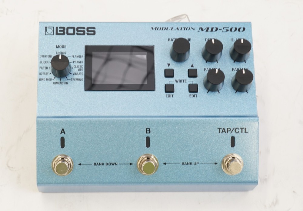 BOSS MD-500 Modulation Pedal with 12 Modes and 28 Modulation Types