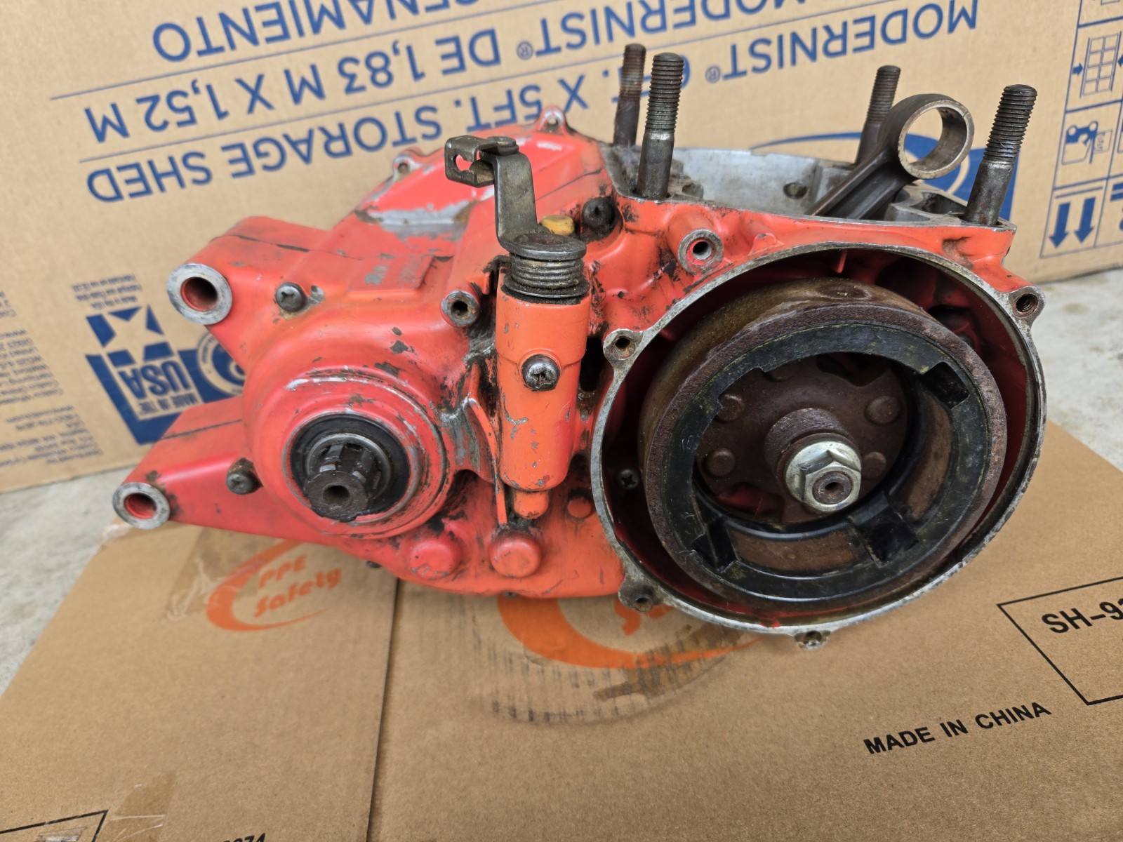 1979 Honda Elsinore CR250 Crankcase Engine Bottom Motor