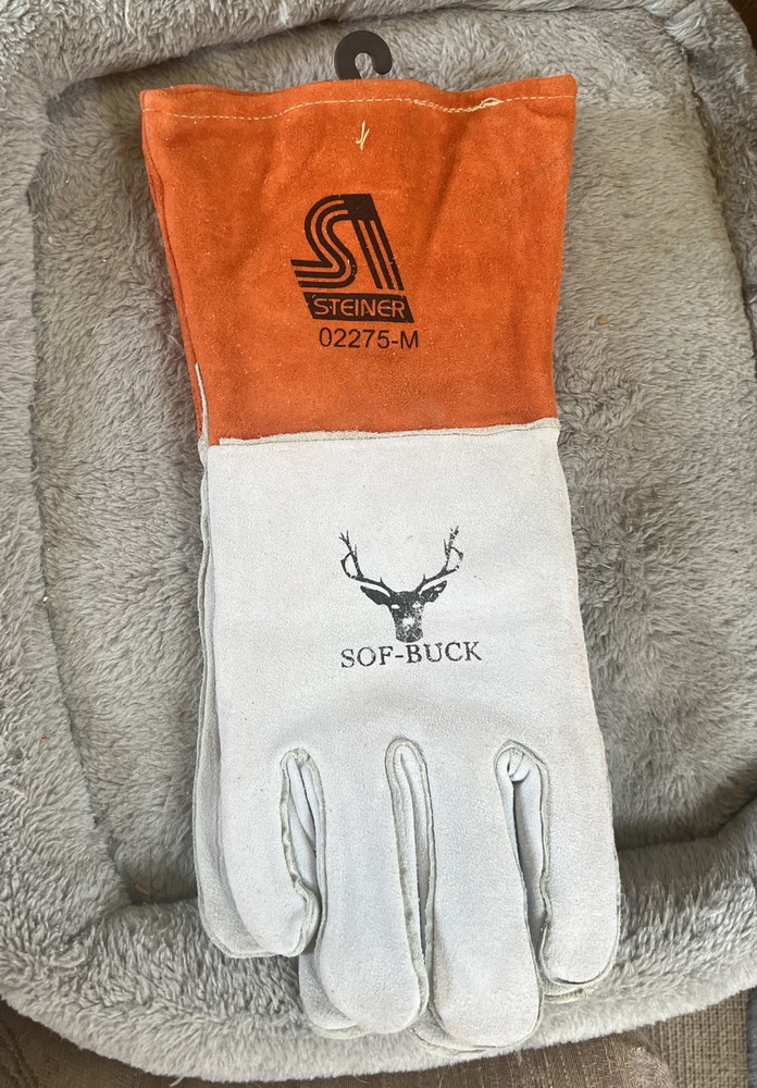 Steiner 02275-M Sof-Buck™ Premium Heavyweight Split Deerskin MIG Welding Gloves
